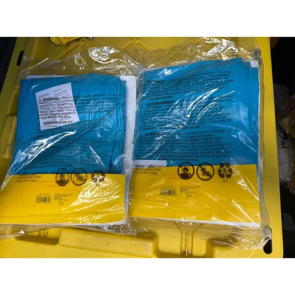 (2) Pack BLUE Sun Squad Inflatable Pool Float Raft Lounger with Pillow 5' 7.5" L - Picture 2 of 2